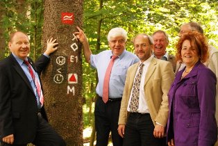 Mit Klaus Brähmig am Rothaarsteig